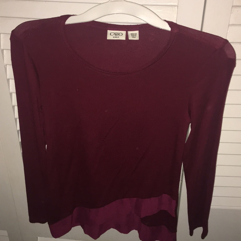 Girls long sleeve shirt